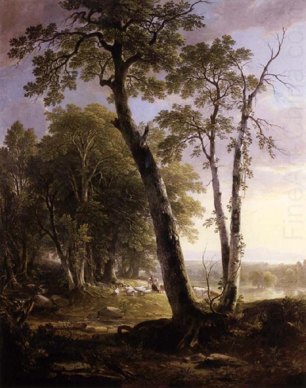 Asher Brown Durand Landscape Composition,Afternoon,in the woods china oil painting image